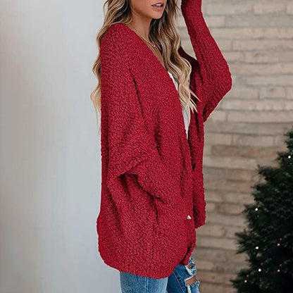 🎈Fashion new products🎈Open Front Long Sleeve Knitted Cardigans Sweater